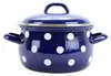 BELIS, Pentola smaltata blu, punto bianco 20cm, 3,5l Anteprima dell’immagine prodotto 6