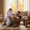 Detské pyžamo kigurumi, svietiaci jednorožec, veľkosti Náhľad obrázku produktu 9