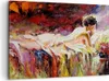 Bild auf Leinwand - Leinwandbild - Frau Modell - 100x70cm - Produktbild-Vorschau 1