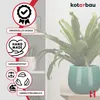 KOTARBAU® Pot de fleurs turquoise Céramique ronde ⌀ 12 cm Voir les images du produit 5