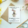Mr. & Mrs. Panda Glückwunschkarte Flugbegleiter Produktbild-Vorschau 2