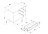 Kommode Standschrank Anrichte Schubladenkommode Sideboard Produktbild-Vorschau 9