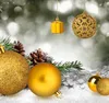 105-teiliges Christbaumkugeln Set Gold, Ø 3/4/6 cm Produktbild-Vorschau 5