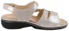 FINN COMFORT Gomera Damen Sandale beige silber Nubukleder - Produktbild-Vorschau 4