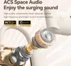 A close-up, exploded view of earbud components with marketing text. Náhľad obrázku produktu