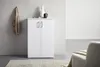 Schuhschrank ALEX mit zwei Drehtüren und Bügelgriffen Produktbild-Vorschau 2