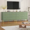 Conjunto de 2 mesitas de noche de 6 cajones, 100x40x75 cm, Vista previa de la imagen del producto 6