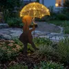 abc HOME | Gartenstecker Mädchen mit Regenschirm | LED´s | Produktbild-Vorschau 1