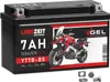 LANGZEIT YT7B-BS Motorradbatterie GEL 12V 7Ah 145AEN 50719 Produktbild-Vorschau 1
