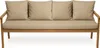 A studio shot of a sofa with cushions. Voir les images du produit