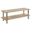 ZELLER Botník dřevěný 2 police 80x26x29,5cm Náhled obrázku produktu 1
