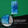 Wanduhr Uhr Wandbild Leinwand Geräuschlos 30x60 Malerei Produktbild-Vorschau 5