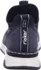 The back view of a blue Rieker boot. Produktbild-Vorschau