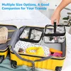 Aucuu Toiletry Bag Transparent, 2-częściowa kosmetyczka Podgląd zdjęcia produktu 7