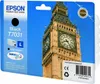 The image shows the packaging of an Epson T7031 black ink cartridge, featuring a prominent image of Big Ben. Produktbild-Vorschau
