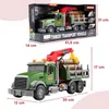 Malplay Lastwagen mit Kran Holzballen Light Sound Moving Produktbild-Vorschau 2
