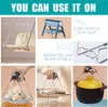 Collage of images showing a kitchen gripper tool in use and its features. Produktbild-Vorschau