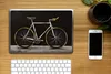 MuchoWow® Laptop Aufkleber Sticker Cover Rennrad - Schwarz Produktbild-Vorschau 2