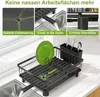 Abtropfgestell Geschirr mit Abtropfschale, Edelstahl Produktbild-Vorschau 2