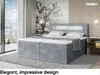 MEBLINI Boxspringbett mit Bettkasten - Bett mit LED Produktbild-Vorschau 2