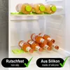 com-four® 3x Flaschenhalter Kühlschrank – Silikon Produktbild-Vorschau 3