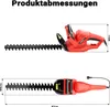 Wiltec Elektrische Heckenschere 520 W, Heckenschneider mit Produktbild-Vorschau 3