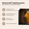 KitchenYeah© Herdabdeckplatte Rotkehlchen - Porträt - Vogel Produktbild-Vorschau 6
