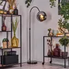 Cesaro Stehlampe aus Metall/Glas in Schwarz/Chrom/Rauch im Produktbild-Vorschau 7