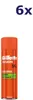 6x Gillette Fusion Sensitive scheergel 200 ml Produktbild-Vorschau 1