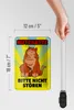 Blechschild Spruch 12x18cm Nutzkatze bitte nicht stören Produktbild-Vorschau 5
