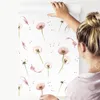 Tapeta Do Salonu Różowe DMUCHAWCE Kwiaty Rośliny z efektem Podgląd zdjęcia produktu 4
