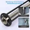 2pcs Multifunktionaler Becken-/Waschbecken-Schlüssel, Produktbild-Vorschau 5