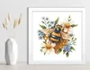 Kit de broderie - Abeille sur nid d'abeille Voir les images du produit 2