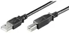 goobay USB 2.0 A/USB 2.0 B Kabel 1,8 m schwarz, 1 St. Produktbild-Vorschau 3
