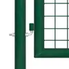 Cancello da giardino in acciaio 350 x 100 cm verde Anteprima dell’immagine prodotto 4
