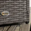 Outsunny Polyrattan Hochbeet mit Rankgitter, Blumenkasten Produktbild-Vorschau 7