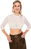 Dirndlbluse Bernried weiß hochgeschlossen 3/4-Arm Produktbild-Vorschau 9