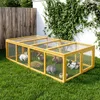 ALIGHTUP Hasenstall Kaninchenstall 190x90x48cm mit Produktbild-Vorschau 8