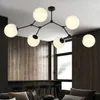 Lustr Emibig 6xE14 40W SPACE 6 BLACK/OPAL 1133/6 Náhled obrázku produktu 4