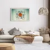 Gerahmtes Poster - Rahmen in heller Eiche - Westen Sonne Produktbild-Vorschau 7