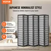 VEVOR Raumteiler 6-tlg. japanischer Sichtschutz Paravent, Produktbild-Vorschau 2