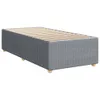 Boxspringbett mit Matratze Hellgrau 100x200 cm Stoff Produktbild-Vorschau 8