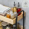 Eluno, trojpodlažný kuchynský vozík, servírovací vozík Náhľad obrázku produktu 6