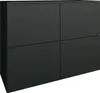 Kommode "Rova" 4-türig schwarz Produktbild-Vorschau 4