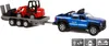 Kids Globe Traffic auto SUV 30cm na zpětný chod na baterie Náhled obrázku produktu 15