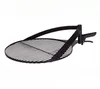 A black metal grill grate with a curved handle and a clamp mechanism, isolated on a white background. Náhled obrázku produktu