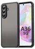 A smartphone case is shown on a light gray background, with the phone screen displaying text. Produktbild-Vorschau