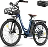 Elektrofahrrad 26 Zoll 36 V 25 Ah City E-Bike LCD 250 W 25 Produktbild-Vorschau 1