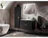 Colonne murale en bois Georgia Black - H 140 x l 35 x P 25 Voir les images du produit 8