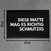 Trendation - Humor Fußmatte Spruch DIese Matte Mag Es Produktbild-Vorschau 4